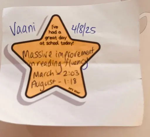 Student achievement award